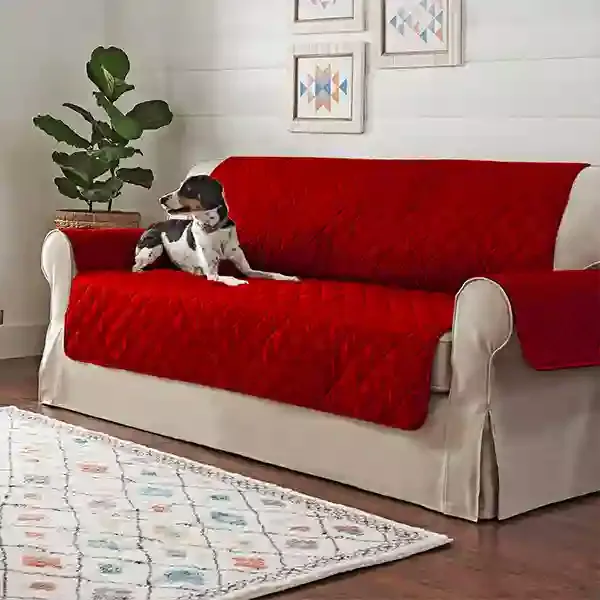 Nova Home Sure Fit Sofa Protector 7 Seats - Burgandy product thumbnail 2