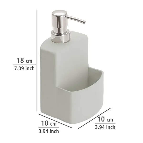 Wenko Festival Liquid Soap Dispenser - Grey product thumbnail 3