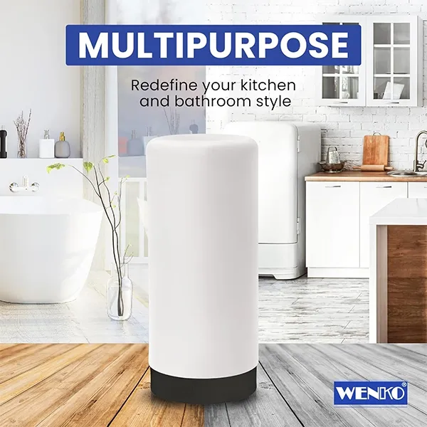 Wenko Easy Squeeze Dish Liquid Dispenser - White product thumbnail 3