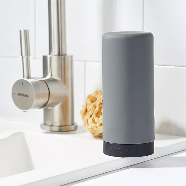 Wenko Easy Squeeze Dish Liquid Dispenser - Grey product thumbnail 3