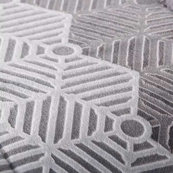 Manterol Doko Velvet To Sherpa Winter Comforter Set - 3 Pcs - King & Super King - Grey (044 - 12) product thumbnail 4