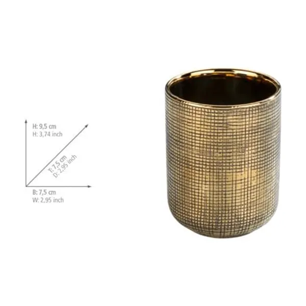 Wenko Rivara Ceramic Tumbler - Gold product thumbnail 4