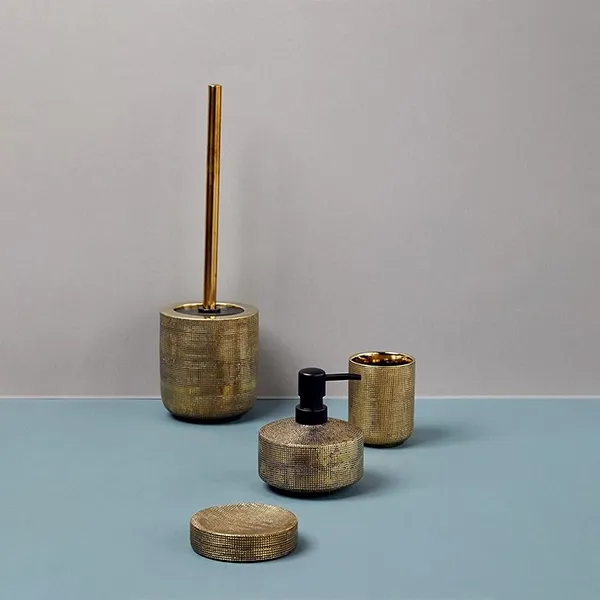 Wenko Rivara Ceramic Toilet Brush - Gold product thumbnail 2