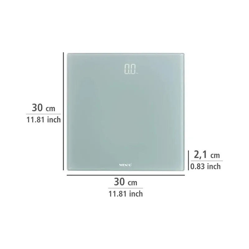 Wenko Bathroom Scale LED - Grey product thumbnail 3