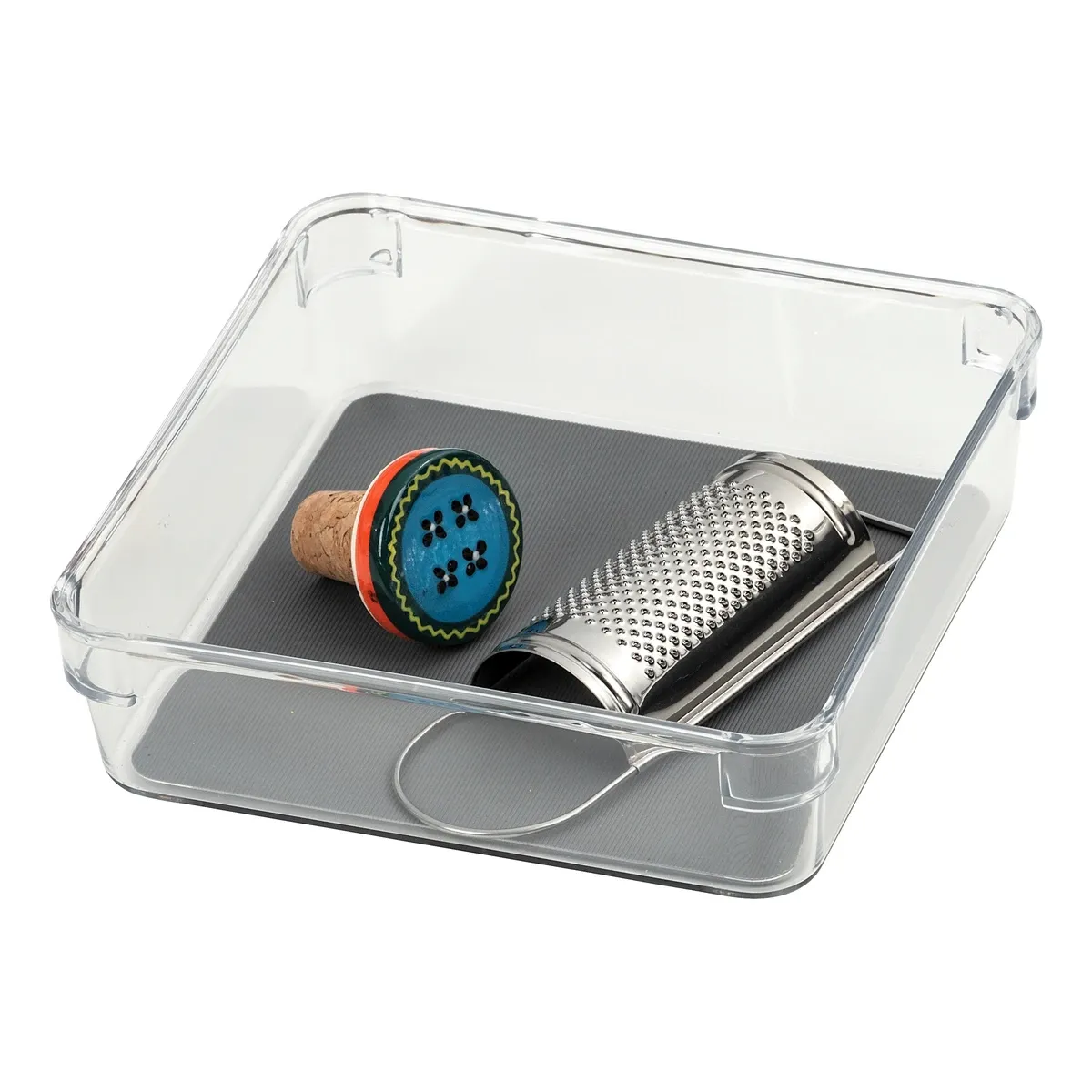 Wenko Drawer Insert - 16x16x4.5 Cm - Clear product thumbnail 2