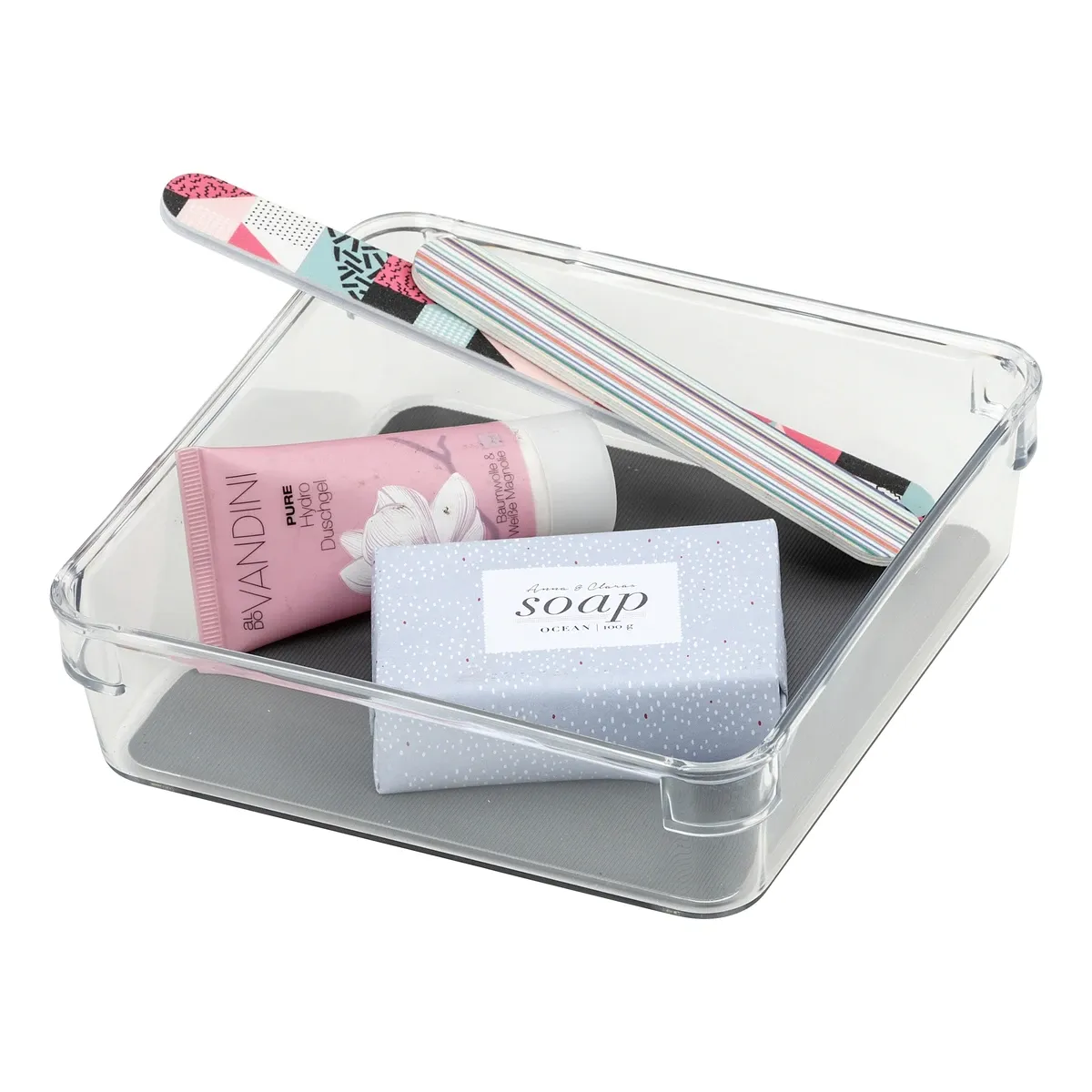 Wenko Drawer Insert - 16x16x4.5 Cm - Clear product thumbnail 4