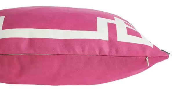 Nova Home Geometric Story Printed Cushion Cover - 45x45 cm - Pink product thumbnail 2