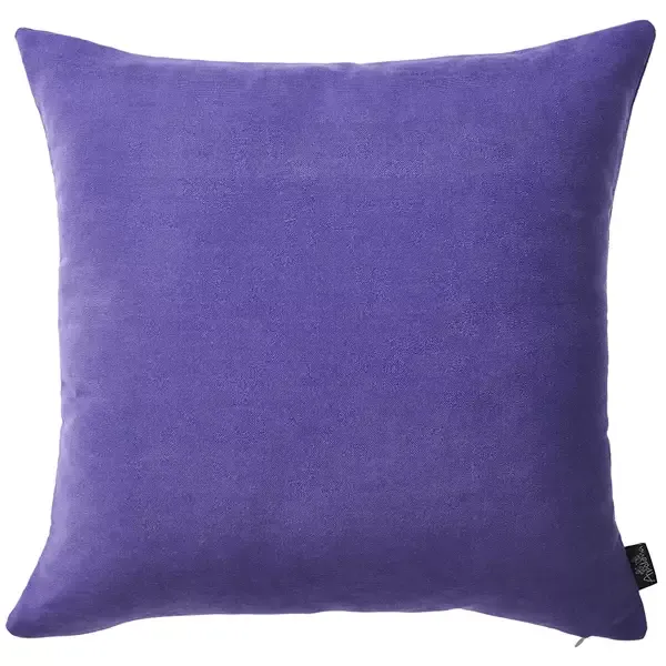 Nova Home Plain Colors Cushion Cover - 45x45 cm - Purple product thumbnail 4
