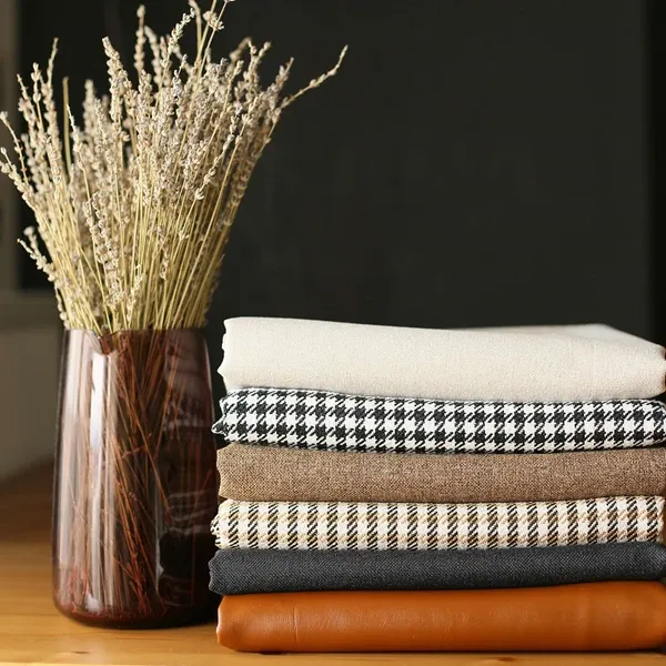 Nova Home Boho Chic Leather & Jacquard Cushion Cover - 45x45 cm - Brown product thumbnail 6
