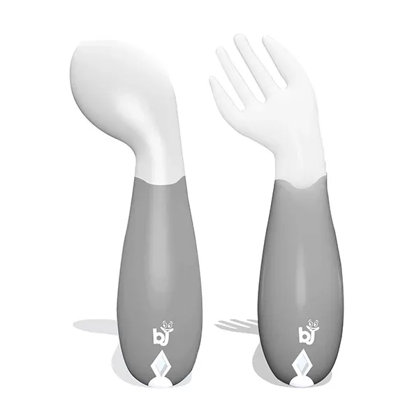Babyjem Angled Cutlery Set - White product thumbnail 4