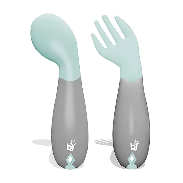 Babyjem Angled Cutlery Set - Green product thumbnail 4