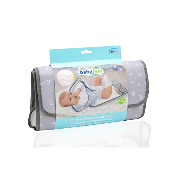 Babyjem 2 Funcitonal Changing Mat - Grey product thumbnail 4