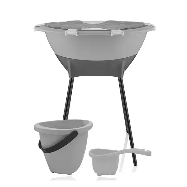 Babyjem Bath Tub Set - Grey product thumbnail 6
