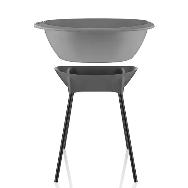 Babyjem Bath Tub Set - Grey product thumbnail 4