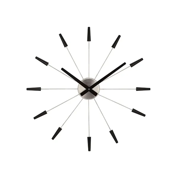 Nextime "Plug Inn" Wall Clock - Black product thumbnail 2