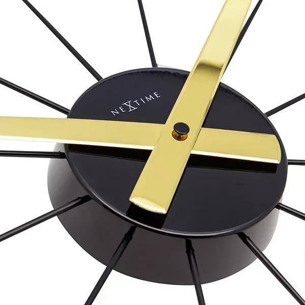 Nextime "Plug Inn" Wall Clock - Gold product thumbnail 3
