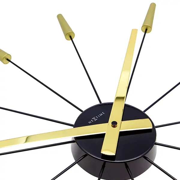 Nextime "Plug Inn" Wall Clock - Gold product thumbnail 4