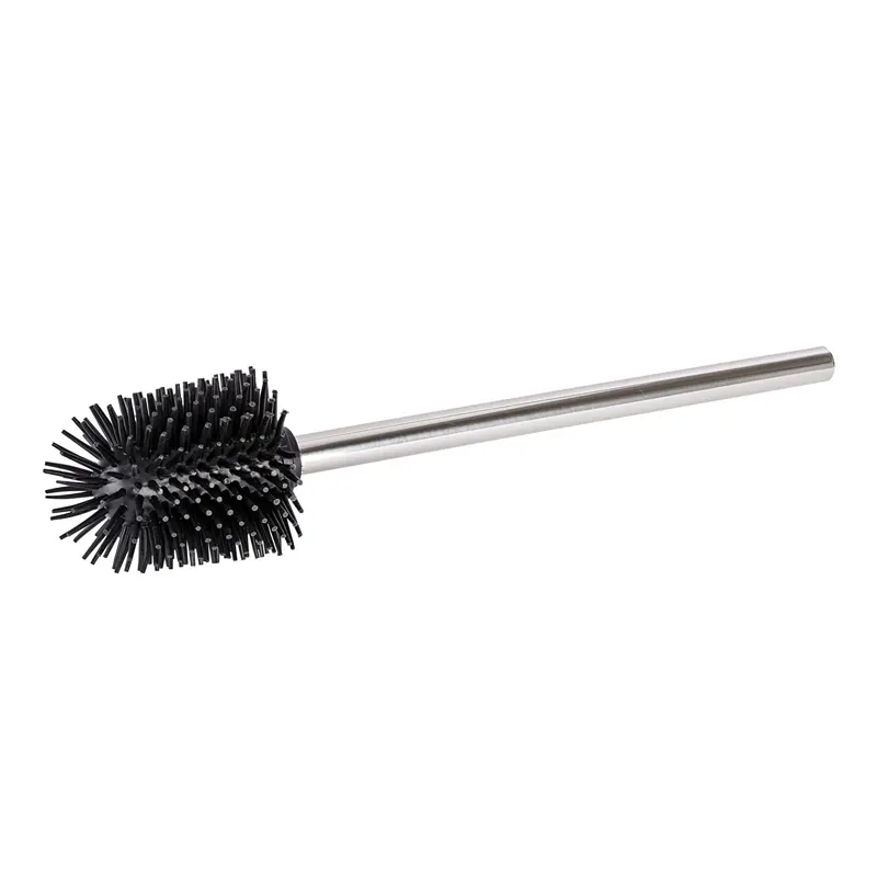 Wenko Toilet Brush Head with Stainless Steel Handle – Shiny Black product thumbnail 4
