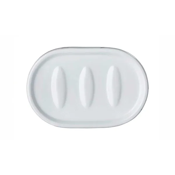 Wenko Adrada Ceramic Soap Dish - White Marble product thumbnail 3