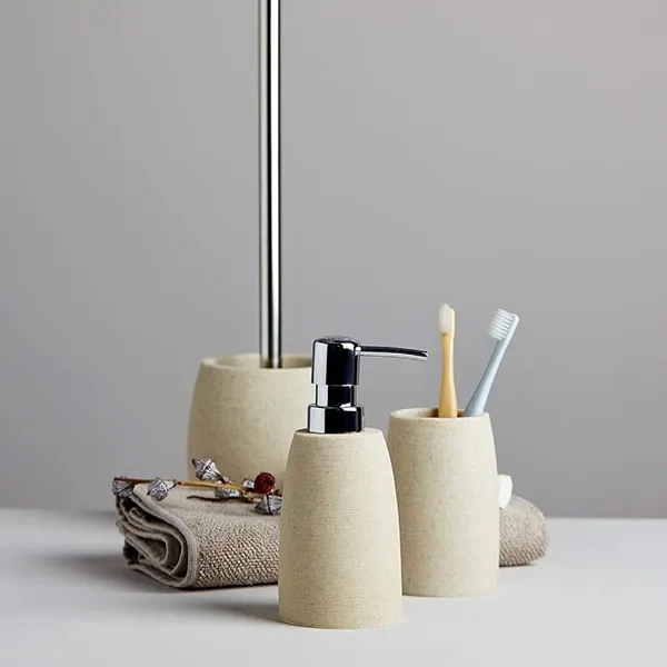 Wenko Goa Liquid Soap Dispenser - Beige product thumbnail 3
