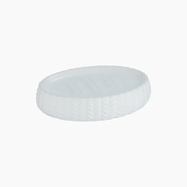 Wenko Barinas Ceramic Soap Dish - White product thumbnail 4