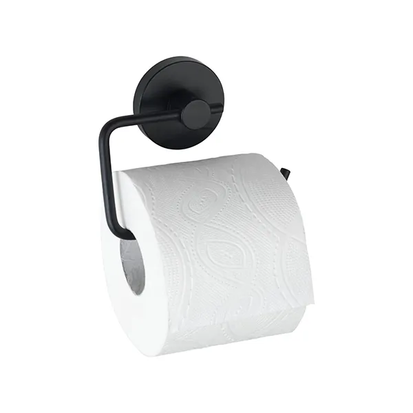 Wenko Vacuum-Loc Toilet Paper Holder Milazzo - Black product thumbnail 4