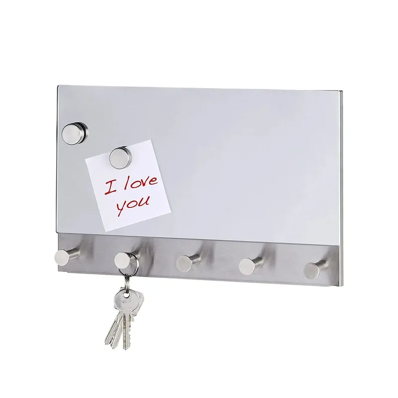 Wenko Magnatic Coat Rack - 5 Hooks - 30x19 Cm - Mirror product thumbnail 3