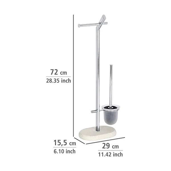 Wenko Puro Free Standing Toilet Set - Beige product thumbnail 2