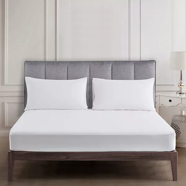 Nova Home "UltraPlain" Fitted Sheet Set - Queen - 3 Pcs - White product thumbnail 4