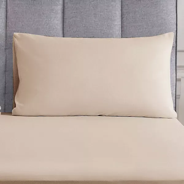 Nova Home "UltraPlain" Fitted Sheet Set - Sand (Available in Sizes) product thumbnail 3