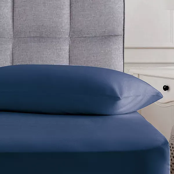 Nova Home "UltraPlain" Pillowcas Set - 50x75 cm - 2 Pcs - Navy product thumbnail 2