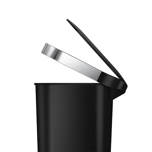 Simplehuman Slim Plastic Pedal Trash Bin With Liner Rim Code N - 40 Liter - Black product thumbnail 3