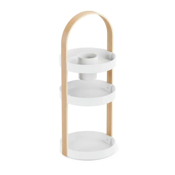 Umbra "Bellwood" Cosmetic Organizer - Wood - White & Natural product thumbnail 7