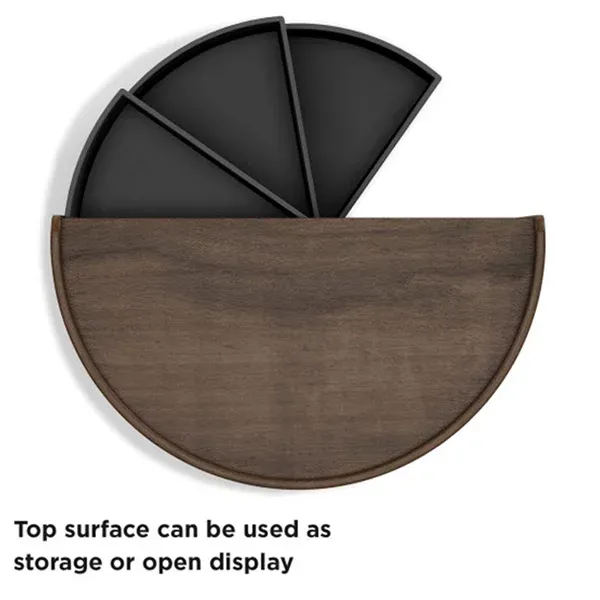 Umbra "Moona" Jewelry Box - Black & Walnut product thumbnail 6