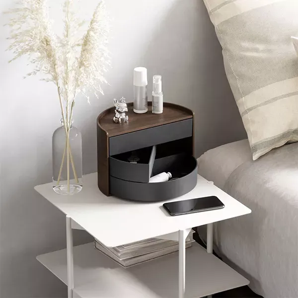 Umbra "Moona" Jewelry Box - Black & Walnut product thumbnail 4