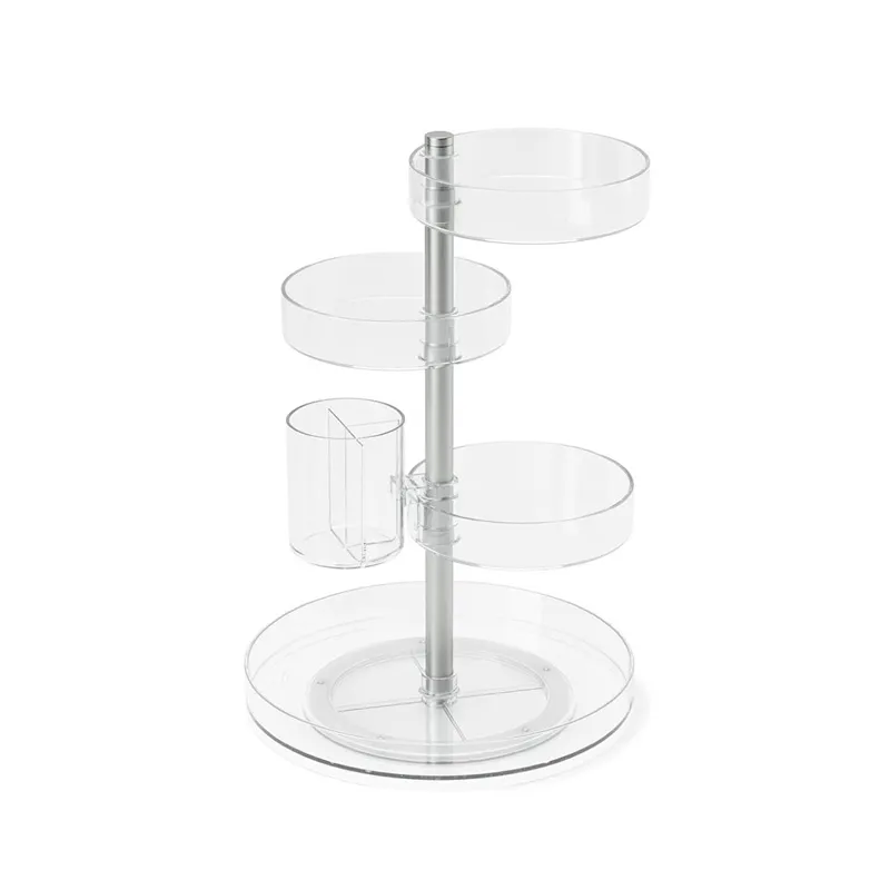 Umbra Pirouette Cosmetic Organizer - Clear & Nickel product thumbnail 4