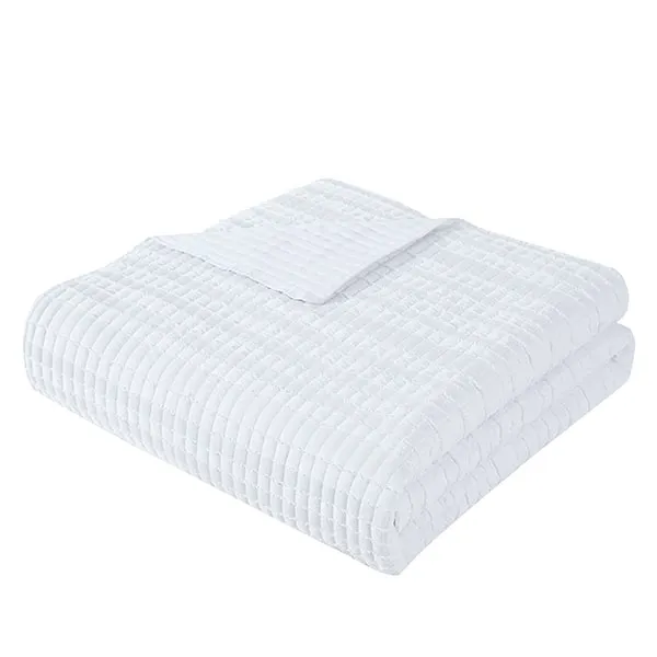 Nova Home Clip Jacquard Bedspread Set - King & Super King - 3 Pcs - White product thumbnail 2