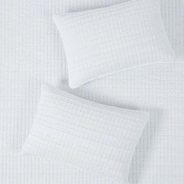 Nova Home "Clip" Jacquard Bedspread Set - White (Available In Sizes) product thumbnail 5