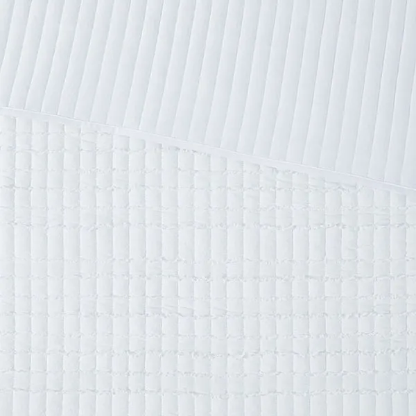Nova Home "Clip" Jacquard Bedspread Set - White (Available In Sizes) product thumbnail 6