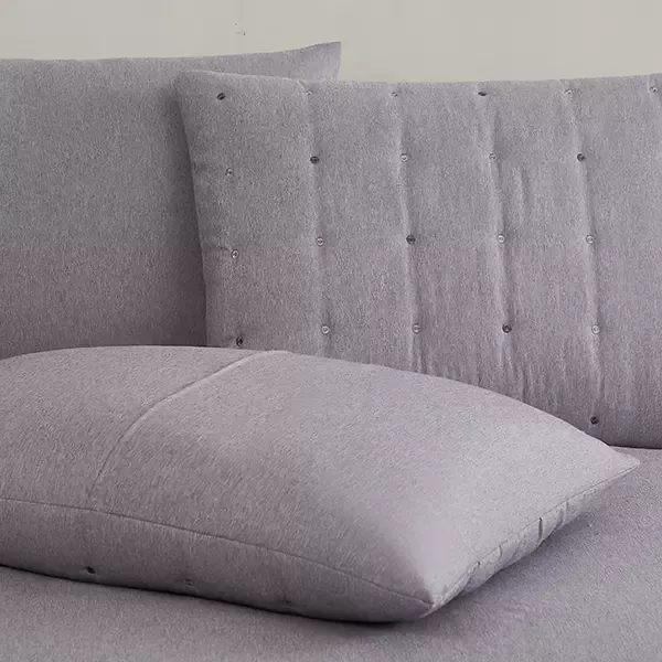 Nova Home "Natori" Embroidered Comforter Set - Purple (Available In Sizes) product thumbnail 7