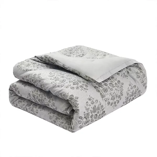 Nova Home Montebello Jacquard Comforter Set - King & Super King - 8 Pcs - Grey product thumbnail 3
