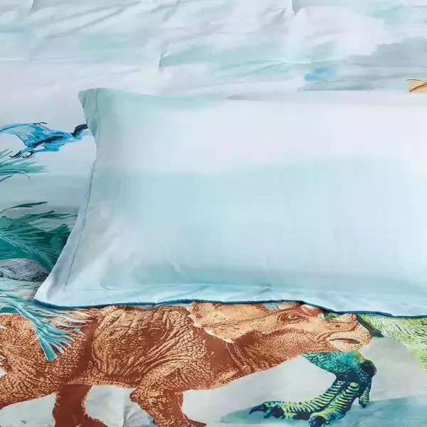 Nova Home "Tucker Dinosaur" Kid's Comforter Set - Blue (Available In Sizes) product thumbnail 6