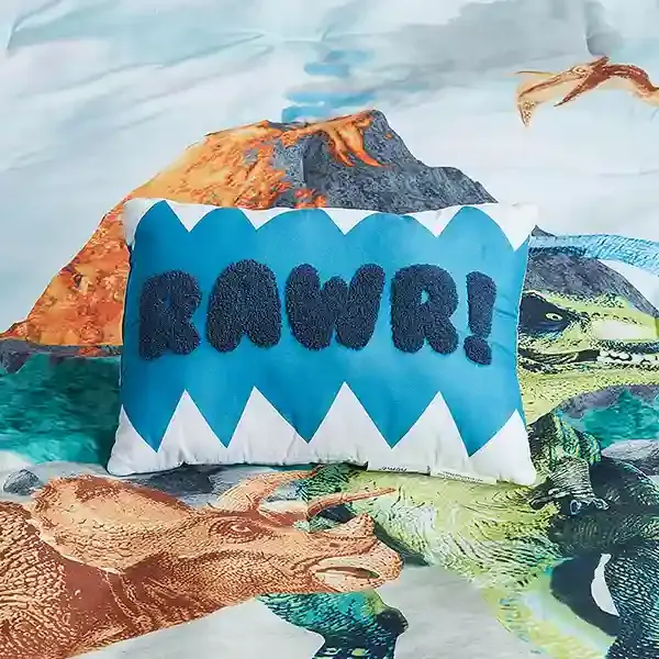 Nova Home "Tucker Dinosaur" Kid's Comforter Set - Blue (Available In Sizes) product thumbnail 4