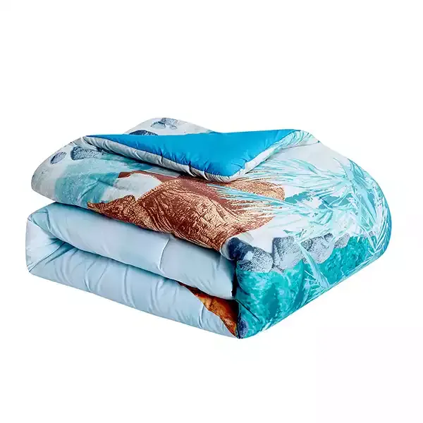 Nova Home Tucker Dinosaur Kid's Comforter Set - 5 Pcs - Single & Twin - Blue product thumbnail 2