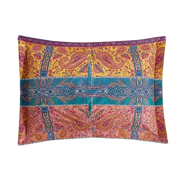 Nova Home "Selma" Summer Bedspread Set With a Fitted Sheet - Orange (Available in Sizes) product thumbnail 9