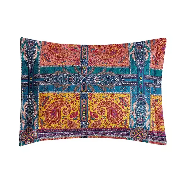 Nova Home "Selma" Summer Bedspread Set With a Fitted Sheet - Orange (Available in Sizes) product thumbnail 10