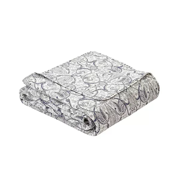 Nova Home Darma Summer Bedspread Set With a Fitted Sheet - Single & Twin - 3 Pcs - Grey product thumbnail 6