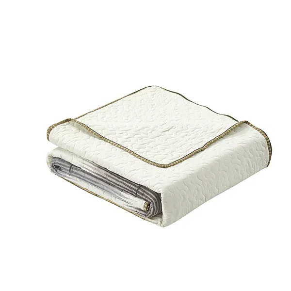 Nova Home "Tanner" Summer Bedspread Set With a Fitted Sheet - Beige (Available in Sizes) product thumbnail 3