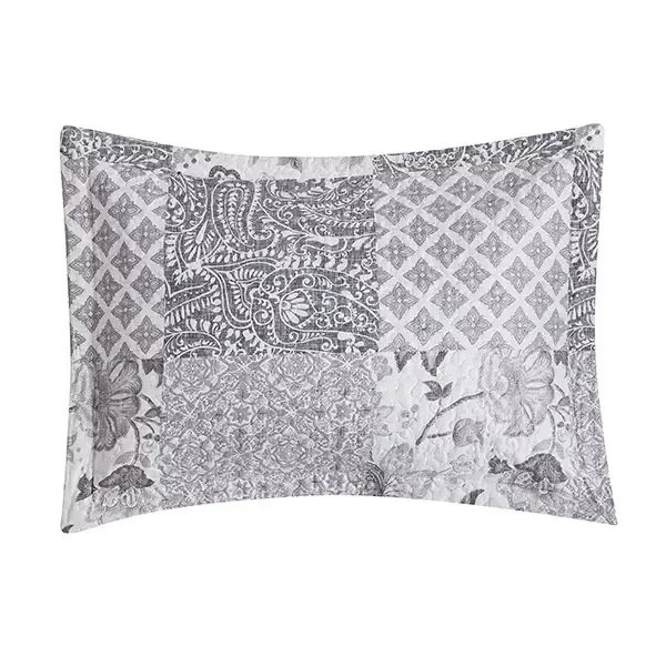 Nova Home "Percy" Summer Bedspread Set With a Fitted Sheet - Grey (Available in Sizes) product thumbnail 10