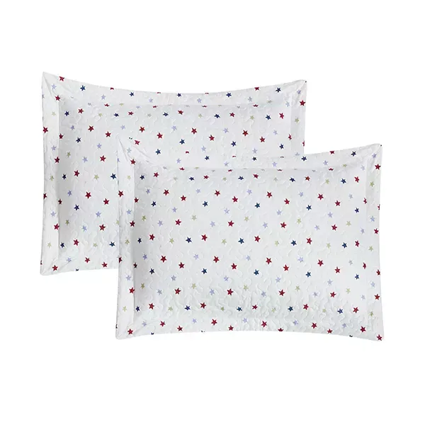 Nova Home "Colordot" Summer Bedspread Set With a Fitted Sheet - White (Available in Sizes) product thumbnail 7